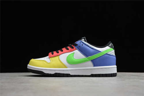 SB Dunk Low Colorful Stitching DD1503-106