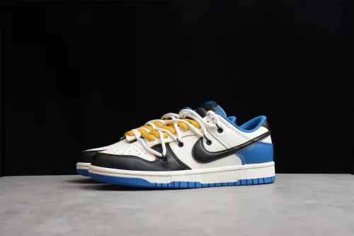 OW x SB Dunk Low Retro Royal Blue White Black DD1391-001