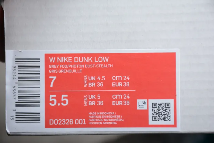 SB Dunk Low “lce” DO2326-001
