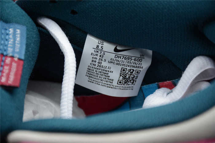 Parra x SB Dunk Low  Abstract Art  DH7695-600