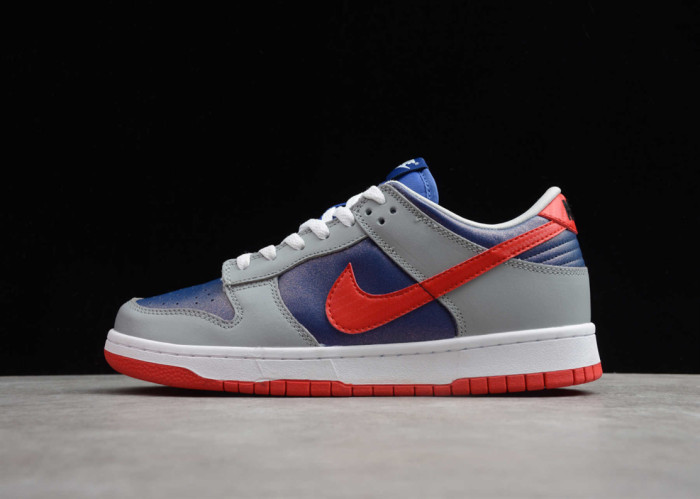 SB Dunk “Samba” Grey Blue Red CZ2667-400