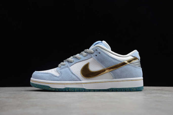 SB DUNK x Sean Cliver Light Blue White Gold DC9936-100