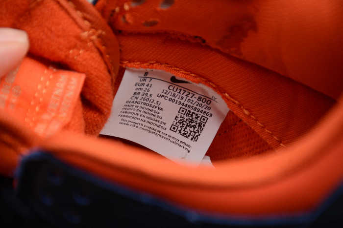 SB Dunk Low SP Champ Colors University Orange Marine (2020) CU1727-800