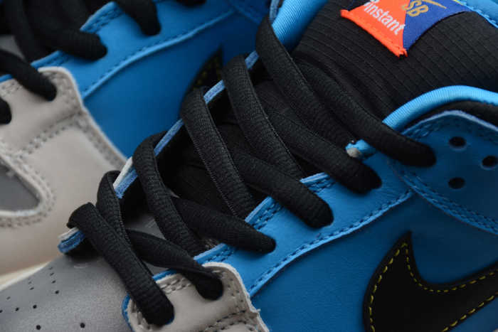 SB Dunk Low x Instant Skateboard Grey Blue CZ5128-400