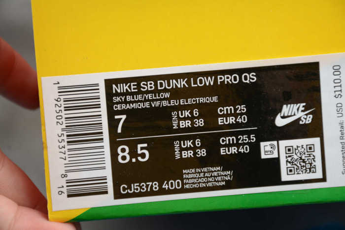 Grateful Dead x SB Dunk Low Pro QS “Blue Bear” CJ5378-400