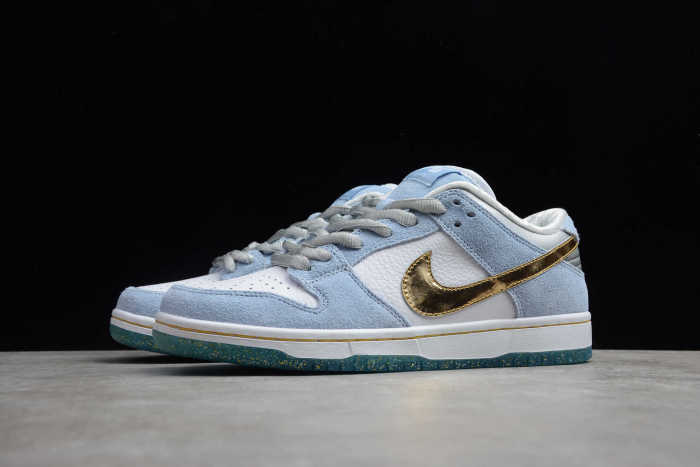 SB DUNK x Sean Cliver Light Blue White Gold DC9936-100