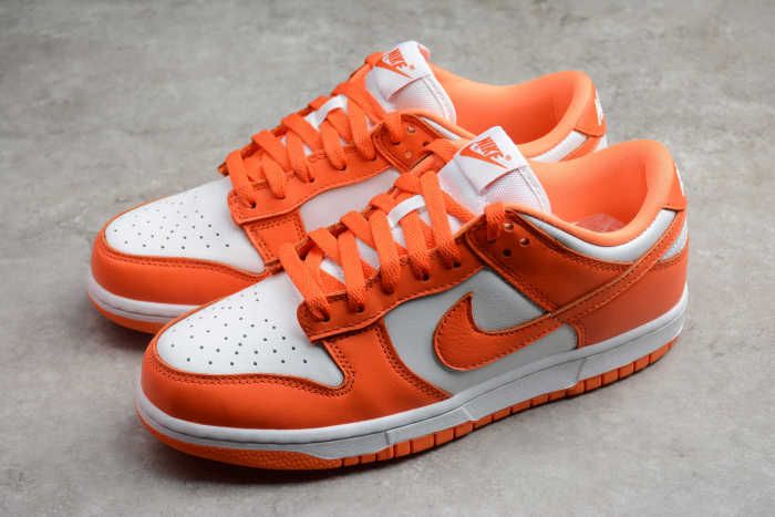 SB Dunk “Syracuse” White Orange CU1726-101