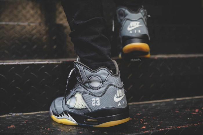 OFF-WHITE x Air Jordan 5 Retro SP “Muslin” CT8480-001