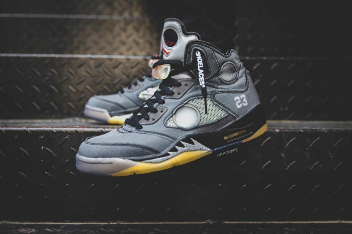 OFF-WHITE x Air Jordan 5 Retro SP “Muslin” CT8480-001