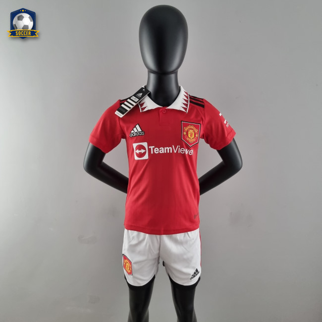 Manchester United Home Kids Jersey 22/23