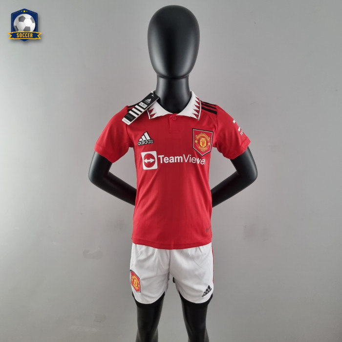Manchester United Home Kids Jersey 22/23