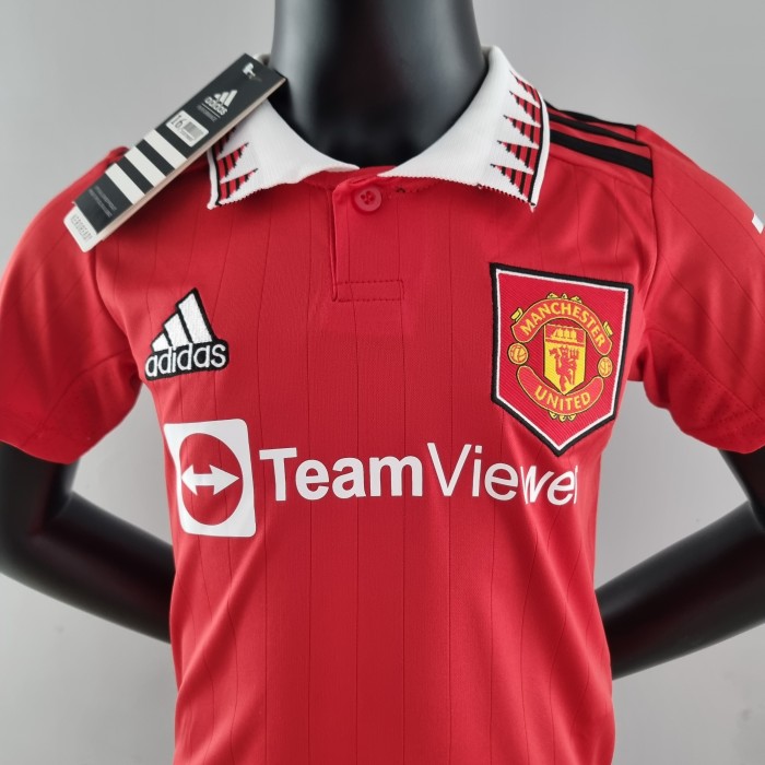 Manchester United Home Kids Jersey 22/23