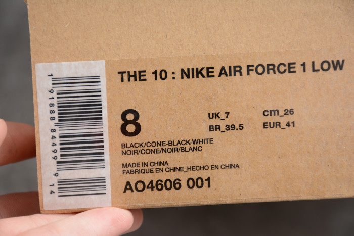 Off-White x Air Force 1「The Ten」2.0 with Zip-Tie AO4606-001