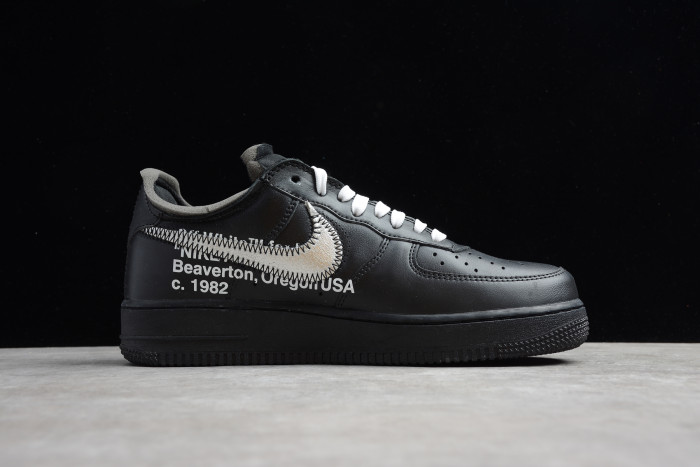 Conplex Con Off-White x MoMa x Air Force 1’07 Virgil Black with Zip-Tie AV5210-001