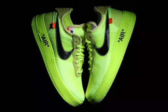 Off-White x Air Force 1 Low “Volt” 2.0 with Zip-Tie AO4606-700