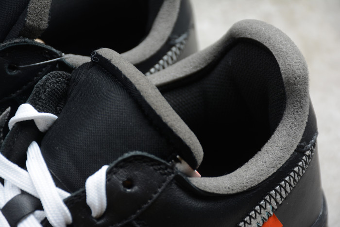 Conplex Con Off-White x MoMa x Air Force 1’07 Virgil Black with Zip-Tie AV5210-001