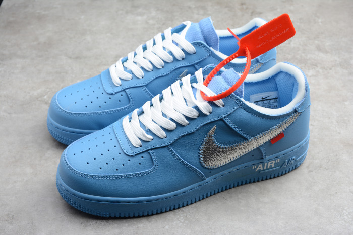 Off-White x Air Force 1 MCA University Blue with Zip-Tie CI1173-400
