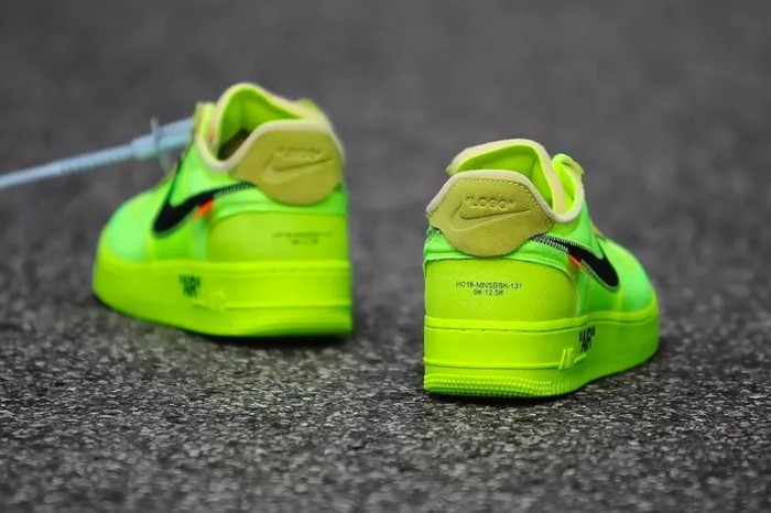 Off-White x Air Force 1 Low “Volt” 2.0 with Zip-Tie AO4606-700