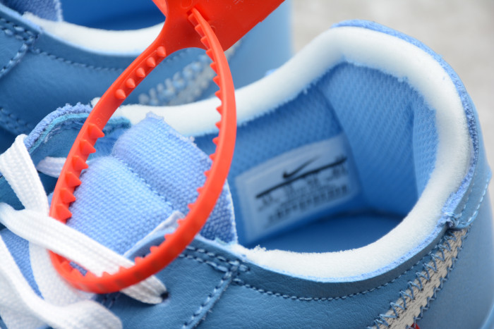 Off-White x Air Force 1 MCA University Blue with Zip-Tie CI1173-400