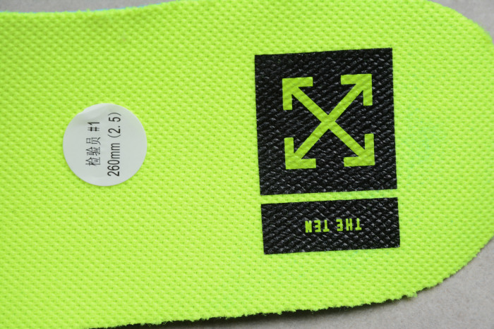 Off-White x Air Force 1 Low “Volt” 2.0 with Zip-Tie AO4606-700