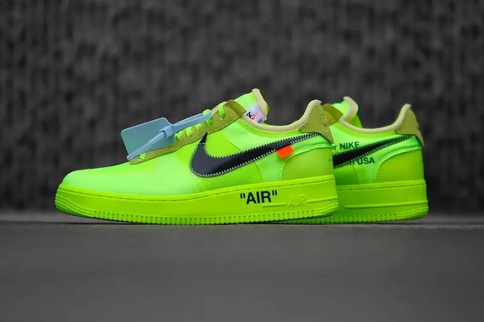 Off-White x Air Force 1 Low “Volt” 2.0 with Zip-Tie AO4606-700