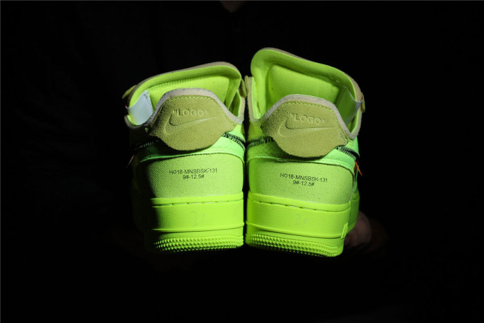 Off-White x Air Force 1 Low “Volt” 2.0 with Zip-Tie AO4606-700