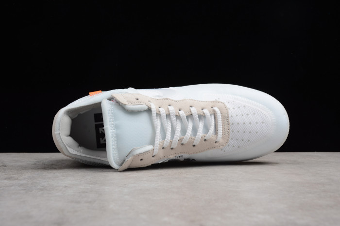 Off White x Air Force 1 Virgil Low White with Zip-Tie A04606-100