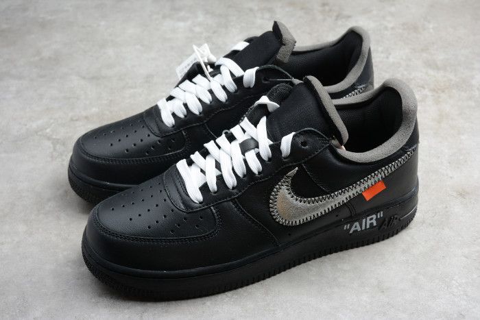 Conplex Con Off-White x MoMa x Air Force 1’07 Virgil Black with Zip-Tie AV5210-001