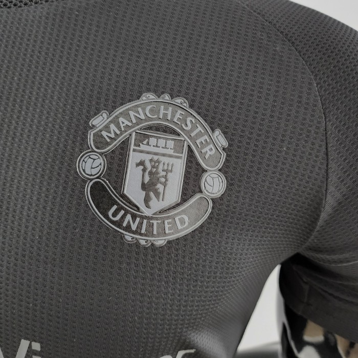 Manchester United Peter Pavel Co Branded Black Player Jersey 21/22
