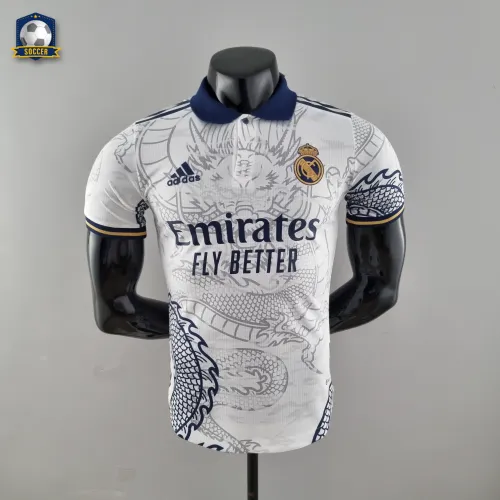 Real Madrid Chinese Dragon White Player Jersey 22/23