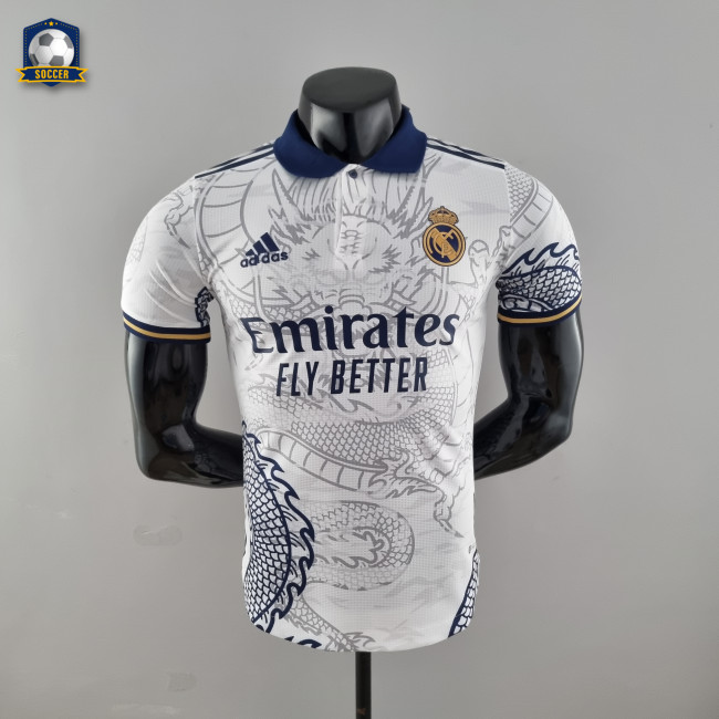 Real Madrid Chinese Dragon White Player Jersey 22/23