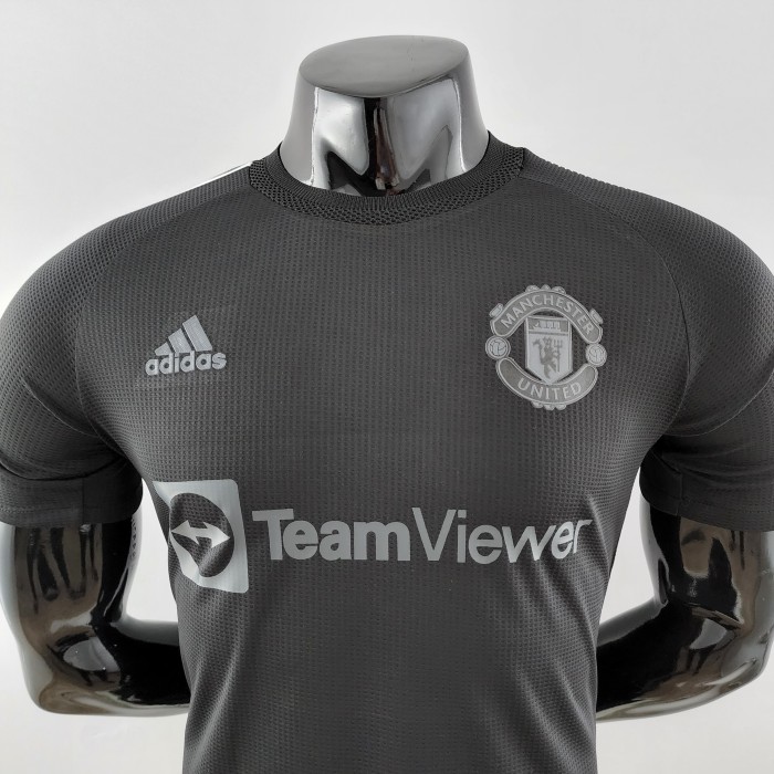 Manchester United Peter Pavel Co Branded Black Player Jersey 21/22