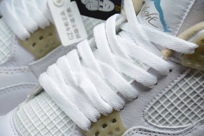 Air Jordan 4 Retro Sand Linen White Yellow 487724-118