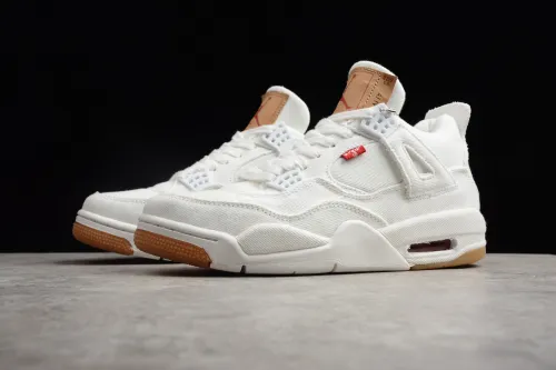 Levi's x Air Jordan 4 “White” AO2571-100
