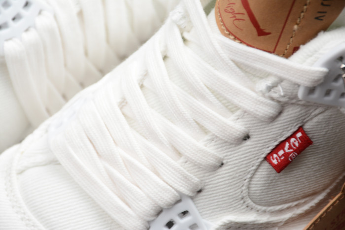 Levi's x Air Jordan 4 “White” AO2571-100