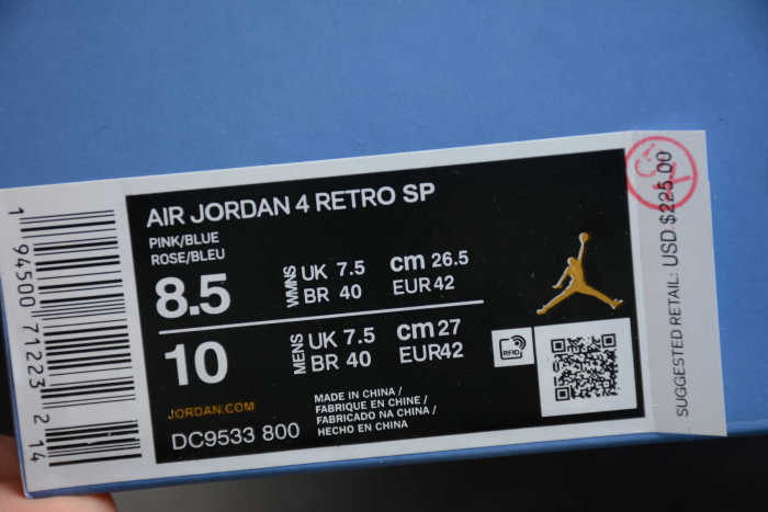 Air Jordan 4 Union “Guava Lce” Pink Blue DC9533-809