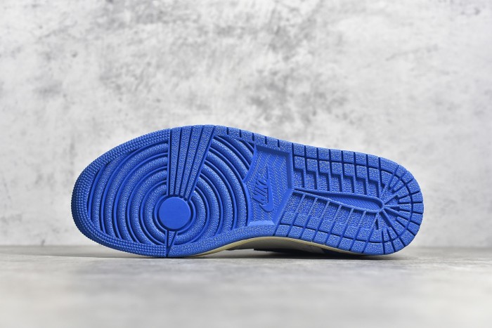 Fragment x TS x Air Jordan 1 High OG SP “Military Blue” TS White Blue DH3227-105