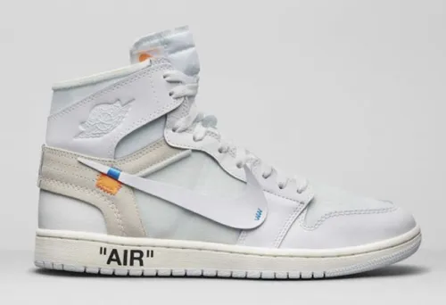 OFF-WHITE x Air Jordan 1 “White” AQ0818-100