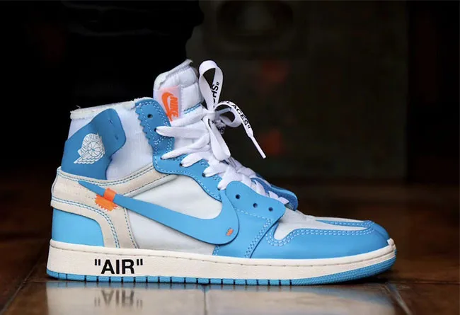OFF-WHITE x Air Jordan 1 “Powder Blue” AQ0818-148