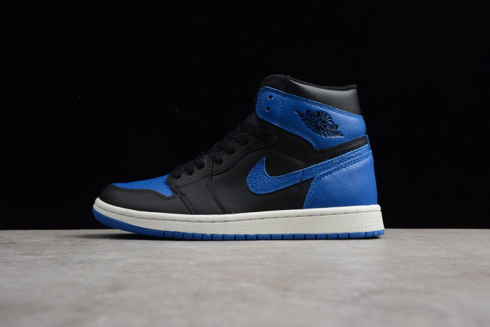 Air Jordan 1 OG High “Royal” Black Blue 555088-007