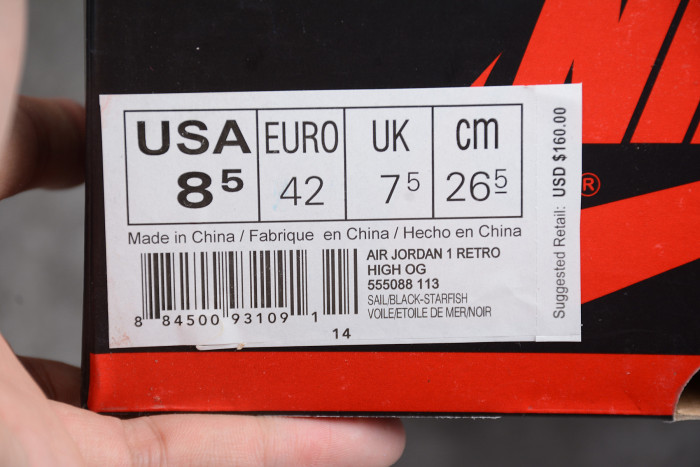 Air Jordan 1 Retro OG High “Reversed Shattered Backboard” 555088-113