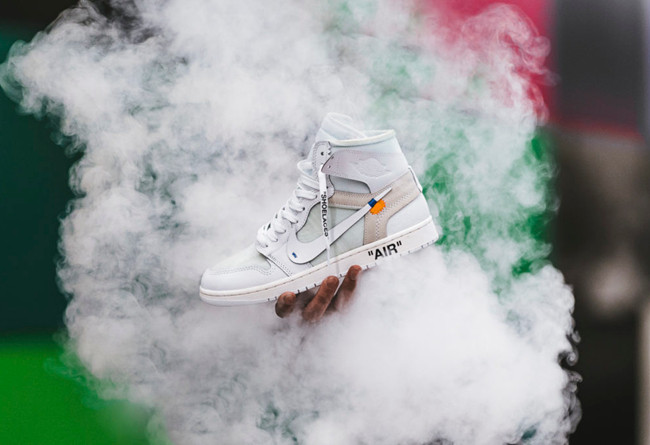 OFF-WHITE x Air Jordan 1 “White” AQ0818-100