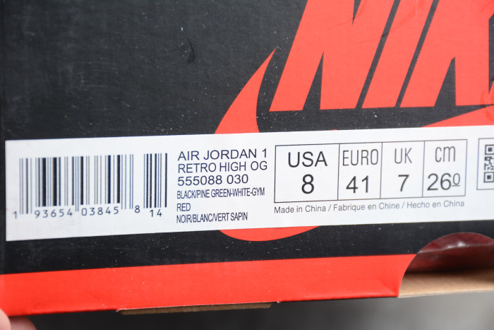 Air Jordan 1 “Pine Green” 555088-030