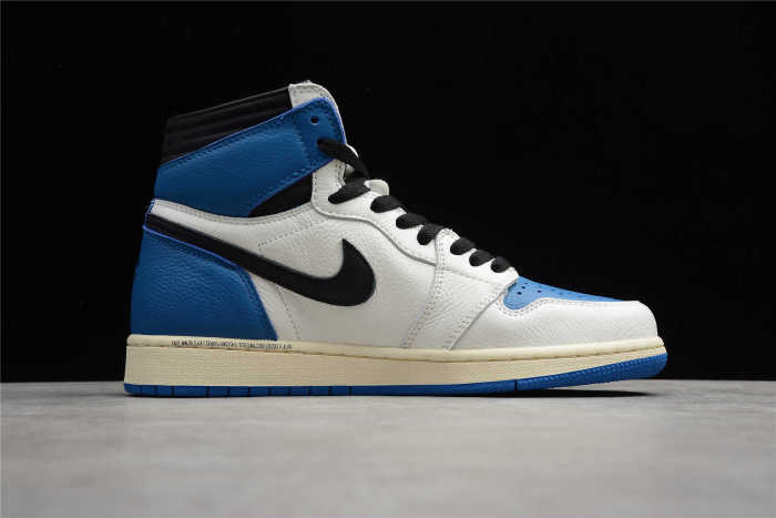 Fragment x TS x Air Jordan 1 High OG SP “Military Blue” TS White Blue DH3227-105