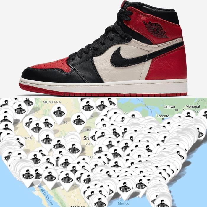 Air Jordan 1 Retro High OG “Bred Toe” 555088-610