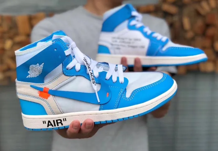 OFF-WHITE x Air Jordan 1 “Powder Blue” AQ0818-148