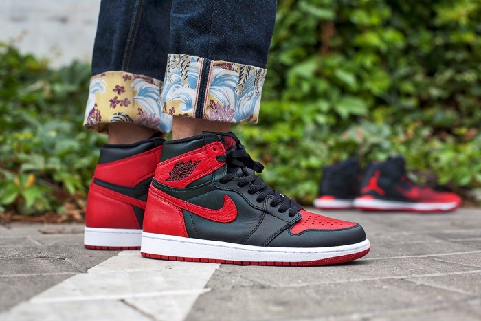 Air Jordan 1 OG High “Banned” Black Red 555088-001