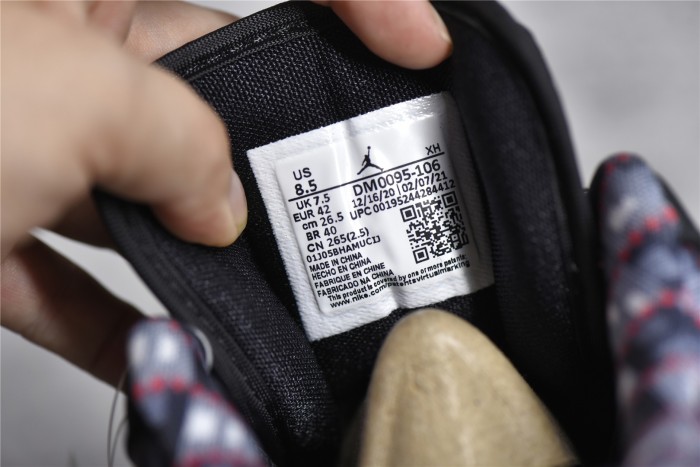 Air Jordan 1 Low  Quai 54  Black White DM0095-106