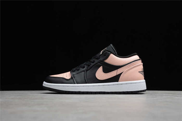 Air Jordan 1 Low “Crimson Tint” Black Pink 553558-034