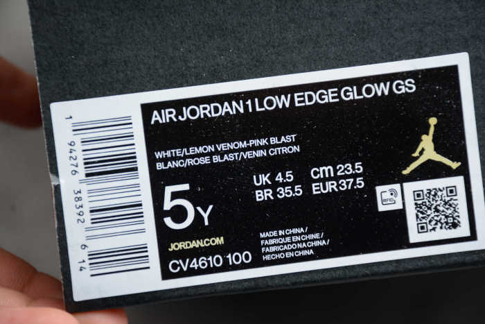 Air Jordan 1 Low Edge Glow CV4610-100